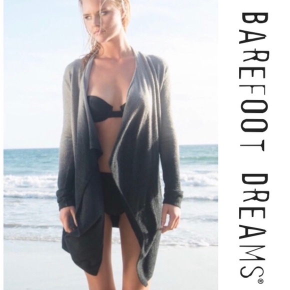 Barefoot Dreams CozyChic Lite Knit Calypso Wrap Cardigan - Picture 1 of 5